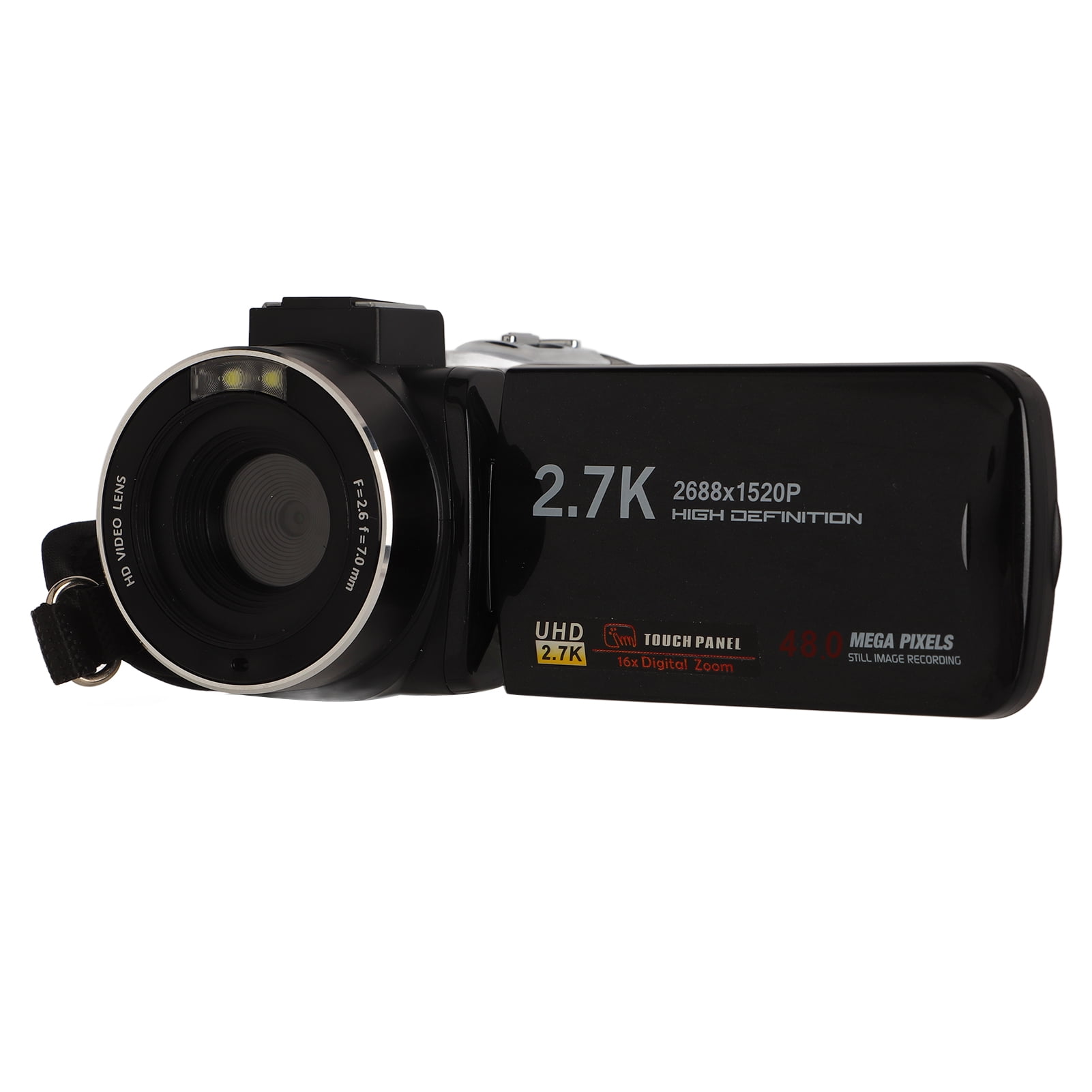 2.7K 48MP Full HD Digital Video Camera 3.0 Inch IPS Screen 18x Digital Zoom Video Camera Camcorder with Remote Control FHD F6