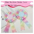thumbnail image 3 of 58mm Rainbow Badge Lace 50/100sets Badge Blank Material Badge Machine DIY Birthday Holiday Gift Ribbon Ribbon ,Efficient and Precise, 3 of 6