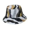 thumbnail image 3 of Sombrero de Cubo de Felpa Sintética de Moda Gorras de Pescador Talla Única Sunnimix, 3 of 8