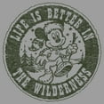thumbnail image 2 of Boy's Mickey & Friends Mickey Mouse Life is Better in the Wilderness  Pull Over Hoodie Athletic Heather Large, 2 of 4