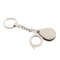 thumbnail image 2 of 2x Mini Keychain 15X Glass Lens Magnifying Body Metal Chain Yuyangstore mini lupa lupa, 2 of 8