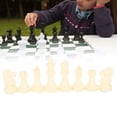 thumbnail image 4 of Ymiko Chessmen, Chess Game, Lightweight Eco-friendly Plastic Delicate Outdoor Home For Indoor Classroom, 4 of 8