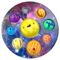 thumbnail image 1 of Muyoka Patrón de ocho planetas Juguetes sensoriales Sistema solar Planeta Fidget Popper Juguetes Espacio Astronomía Juguetes educativos Autismo Necesidades Squishy Ansiedad Alivio Espacio Astronomía J Muyoka Hogar, 1 of 7