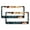 Pattern-163, variant on License Plate Cover Watercolour Blot Style Customized Decor Car Tag 2 Pack Multicolor Stripes Aluminum Metal License Plate Frames Gift for Dad
