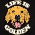 thumbnail image 3 of CafePress - Life Is Golden Women's Classic T Shirt - Women's Traditional Fit Dark T-Shirt, 3 of 4