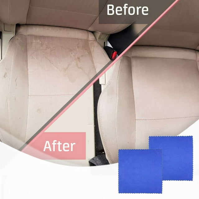 Car Cleaning Towels - 2 Pack Microfiber Rags for Automotive Care and Home Use - Ideal for Dusting and Wiping 2PCS