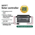 thumbnail image 2 of BM6072 600W MPPT Boost Controlador de Carga Solar para 24V 36V 48V 60V 72V de Batería Panel Solar 12-50V Voltaje de Entrada, 2 of 5
