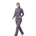thumbnail image 4 of M&M SCRUBS Women’s Full Zip Scrub Jacket – 4-Way Stretch Warm-Up Jacket with Stand Collar, Moisture-Wicking (Charcoal, 2X-Large), 4 of 7