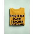 thumbnail image 3 of Scary Teacher Costume Sweatshirt Men -Smartprints Designs, Male Medium, 3 of 4