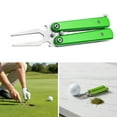 thumbnail image 2 of Zeiwohndc Golf Divot Repair Tool Foldable Pitchforks Turf Tool Putting Green Fork, 2 of 7