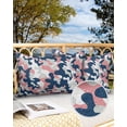 thumbnail image 2 of Pack of 2 Outdoor Pillow Covers, Navy Blue Camouflage Abstract Art Fashion Waterproof Square Throw Pillowcase Cushion Decorative Pillow Covers for Couch Patio Tent, 20x12 in, 2 of 6