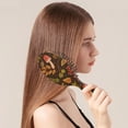 thumbnail image 2 of Autumn Leaves and Fall Mushrooms Pattern Hair Brush,Girls Detangling Hair Brush,Glide Through Tangles with Ease for Wet & Dry Hair, 2 of 7
