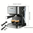 thumbnail image 5 of AEOMJK Semi-Automatic Espresso Machine,20 Bar Pressure,1.5L Removable Water Tank,Design for Cappuccino & Latte Making, Coffee Brewing, 5 of 9
