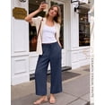 thumbnail image 4 of REDESS Capri Pants for Women Summer Capris Adjustable Drawstring with Pockets M-XXXL, 4 of 7