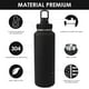 thumbnail image 2 of 1000ML Botella Térmica，Termo de Acero Inoxidable sin ，100% a prueba de fugas, aislamiento de doble pared，para Agua Fría (24 horas) o Caliente (12 horas) Shuxiu Wang 9024719206912, 2 of 5