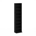 thumbnail image 2 of Furinno JAYA 9-Shelf Multimedia Media Storage Tower Rack with Adjustable Shelves, Americano, 2 of 6