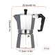 thumbnail image 2 of Cafetera italiana de aluminio para 12 tazas, ideal para preparar espresso en casa o eventos. Diseño octagonal clásico y mango ergonómico para un agarre seguro. Fácil de usar y limpiar, perfecta para, 2 of 6