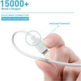 thumbnail image 3 of DEBGFS for  Charger Cord MFi Certified - Lightning Cable 3Pack 3ft Durable Lightning to USB A Charging Cable Compatible with  13 12 11 Pro Max iPad Airpods, 3 of 8