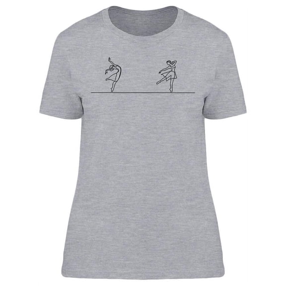 Ballet Dancer Ballerinas T-Shirt Women -Image by Shutterstock, Female Small
