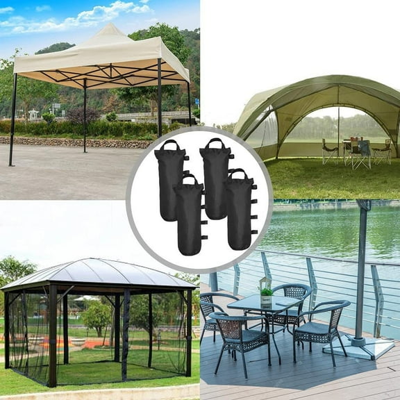 Tent Weights Set of 4, Extra Large Canopy Weights, Canopy Weights Sand Bags for Up Canopy Tent Gazebo Sun Shelter Umbrella, Canopy Tent Weights for Umbrella Gazebo Patio Outdoor