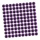 thumbnail image 2 of 100 ojos de seguridad de plástico 3D con purpurina para hacer muñecos de peluche. Púrpura, 2 of 9