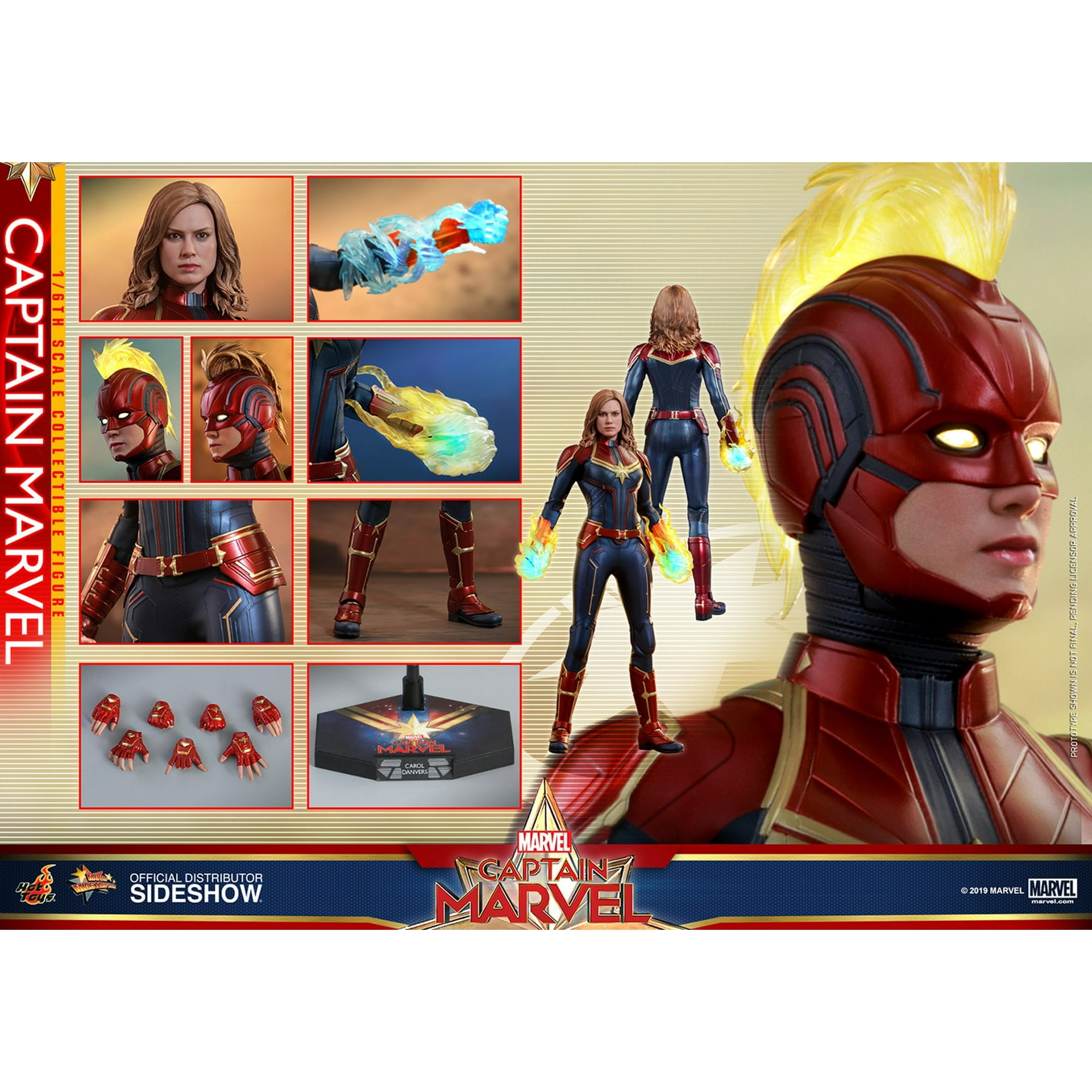 Hot Toys Avengers Endgame Captain Marvel Toy Avengers Endgame