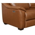 thumbnail image 6 of Bowery Hill Mid-Century Brown Leather Power Reclining Sectional, 6 of 10
