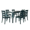 thumbnail image 2 of Lexington 60-inch Rectangular Dining Set with Ladder Back Chairs, Multiple Finishes, 2 of 6