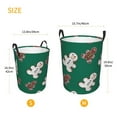 thumbnail image 3 of Fuzoiu Gingerbread Snowman Cookies Print Circular Hamper,Laundry Basket with Handle,Collapsible Laundry,Dirty Clothes Storage Basket,for Bedroom Bathroom Dorm Living Room-Small, 3 of 6