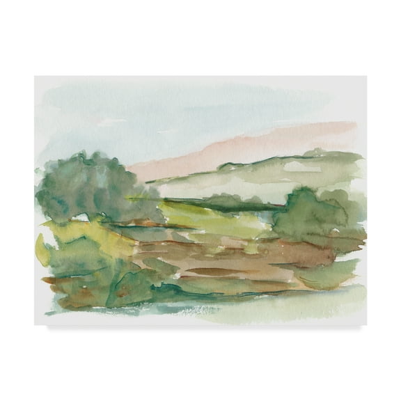 Trademark Fine Art 'Impressionist Watercolor IV' Canvas Art by Ethan Harper