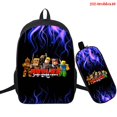 thumbnail image 4 of Roblox-mochila de dos piezas con estampado 3D periférico para estudiantes, bolso a todo color para lápices, bolso con cremallera de gran capacidad, 4 of 4