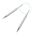 thumbnail image 3 of Uxcell Size US 15  Knitting Needles Circular Needle 40 inch Round Metal Stainless Steel Needle for Handmade Projects DIY Knit Blankets, 3 of 5
