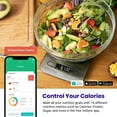 thumbnail image 2 of Etekcity Choice Smart Nutrition Scale Accurate Sensors Large Digital Display Kitchen Scale, 2 of 10