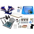 thumbnail image 1 of INTBUYING 4 Color 1 Station T-shirt Screen Printing Kit Screen Printing Press Machine with Materials Set, 1 of 6