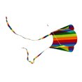 thumbnail image 4 of Rainbow Parafoil Kite Polyester Ripstop Flying Kite Kid Adult Outdoor Flying Toy; Adult Outdoor Flying Toy, Stripe, 4 of 9