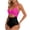 Hot Pink, variant on Solid Color Two Piece Set Women's Conservative Swim Skirt Bikini Slim Fit Beachwear