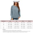 thumbnail image 3 of Sudadera de invierno para mujer Cuello redondo jersey de otoño NikouMX, 3 of 8