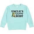 thumbnail image 2 of Inktastic Uncle's Fishing Buddy Toddler Sweatshirt, 2 of 4