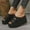 Black, variant on Shower Slippers for Women Comfort Lightweight House Shoes for Women Summer Shower Shoes Platform Heels Slide Sandals Beach Slides Indoor Non-Slip Sandals Birthday Gifts