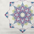 thumbnail image 2 of Simply Daisy Purple Colored Snowflake Star Winter Soft Spun Polyester Decorative Throw Pillow, 14" x 20", 2 of 3