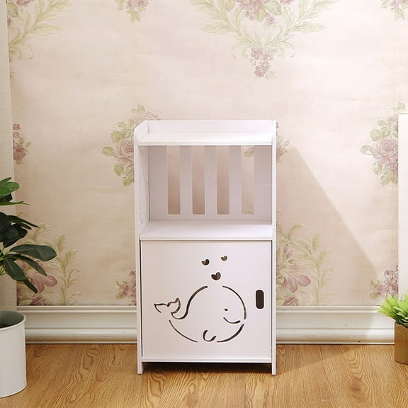 InsCrazy Nightstand Bedside Table Decor Nightstands Furniture Side Tables Night Stand Corner for Office, Living Room, Kitchen, Bathroom, Dorm