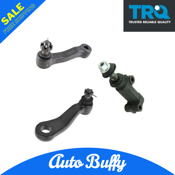 TRQ Pitman Idler Arm Bracket Steering Kit Set 3pc for Silverado Sierra
