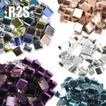 thumbnail image 4 of Mosaicos de espejo de vidrio de 100 g a granel con forma de diamante, accesorios artesanales para manualidades, decoración de paredes para el hogar, arte, 4 of 5