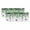 Green, variant on 2 Panels Green Spring Botanical Valance for Windows, Weeping Eucalyptus Butterfly Light Filtering Kitchen Curtains, Rod Pocket Window Treatment Curtain Valances for Living Room Bedroom, 42"x12"