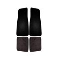 thumbnail image 1 of Custom Accessories 78920 Alfombrillas para interior de alfombra, color negro, 4 piezas, 1 of 1
