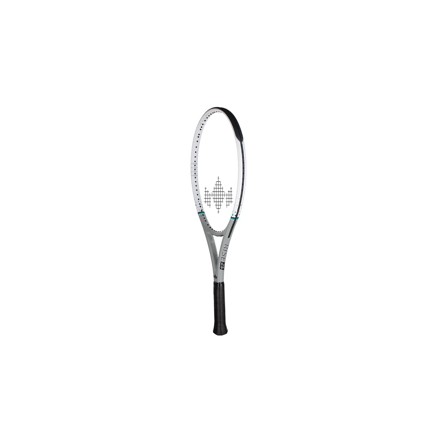 Diadem Sports Rise 25" Junior Tennis Racket in Grey, 8.5oz,Pre-Strung, Grip Size G0