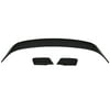 Ikon Motorsports Compatible with 15-23 Ford Mustang 2Dr GT350 V2 Painted Trunk Spoiler Ebony #UA