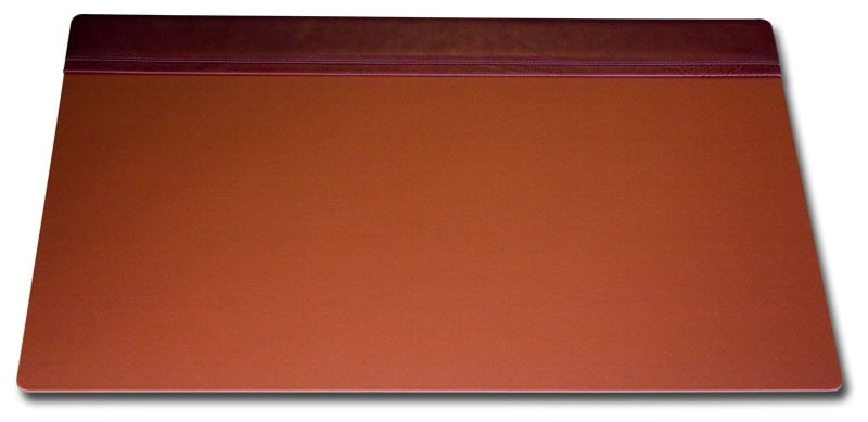 Photo 1 of Mocha Leather 34 X 20 Top-Rail Desk Pad