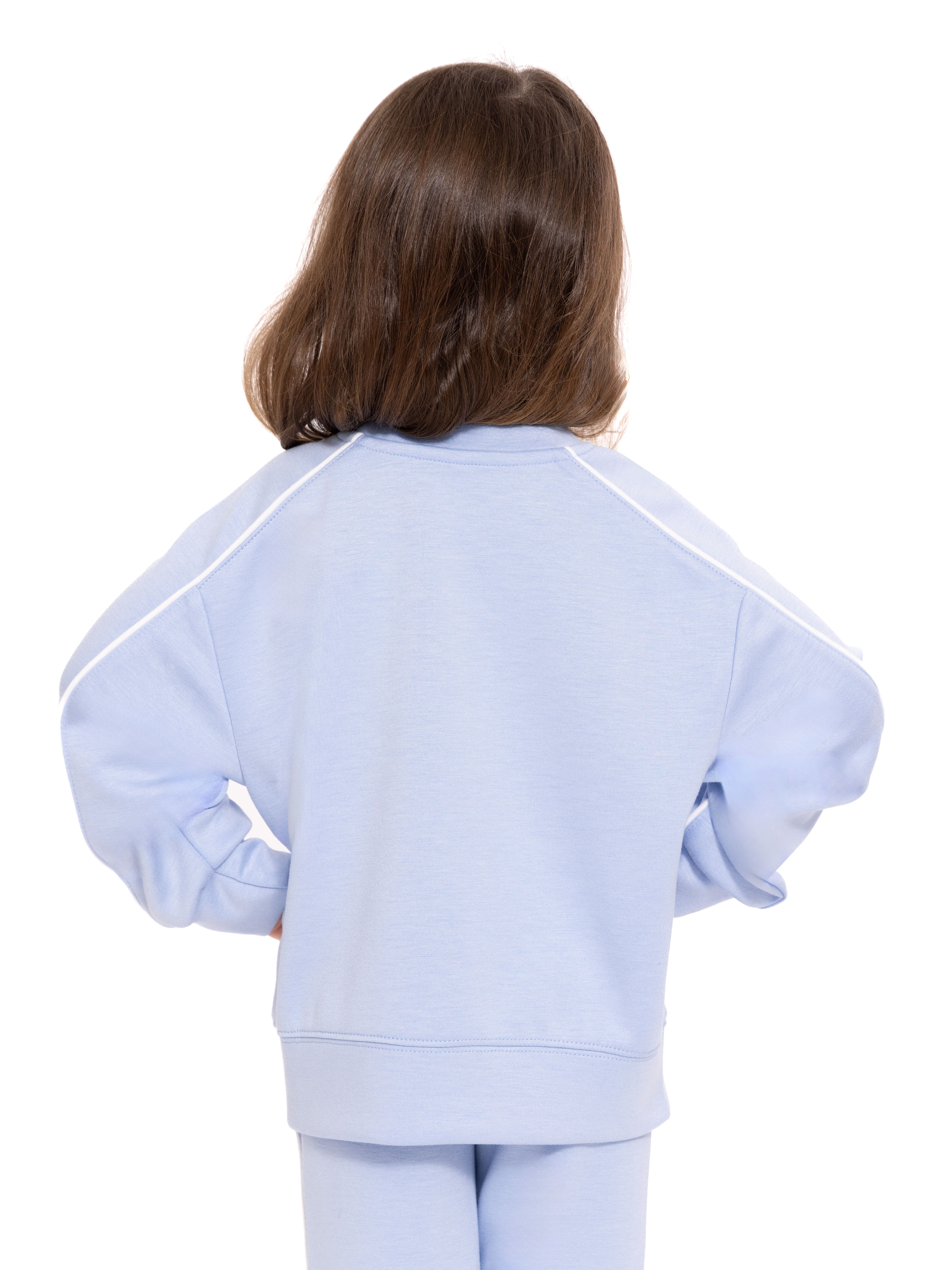 Stitch Toddler & Big Girls Active Graphic Sweatshirt with Long Sleeves, Sizes 12M-12