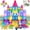 110PCS Set, variant on Magnetic Tiles Building Block 57PCS Set Educational STEM Construction Toy